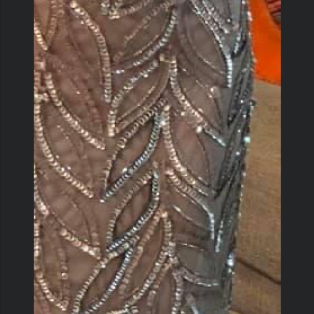 worn for a couple of hours.  evening gown size 6